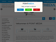 Tablet Screenshot of pointmedia.dk
