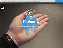 Tablet Screenshot of pointmedia.no
